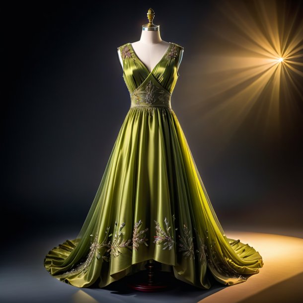 Image d'une robe d'olive en polyéthylène