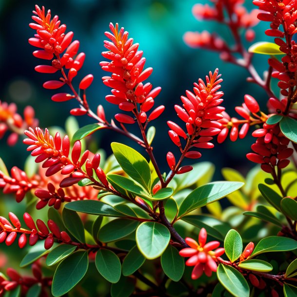 Retrato de um coral barberry