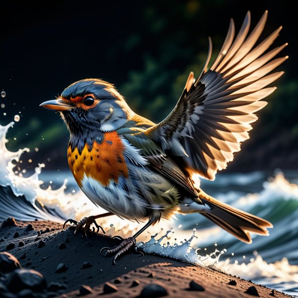 Pic of a charcoal wake-robin