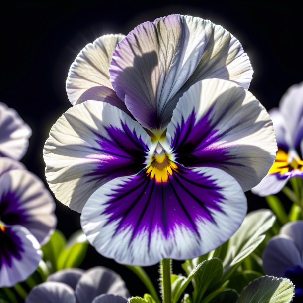 Pic of a gray pansy