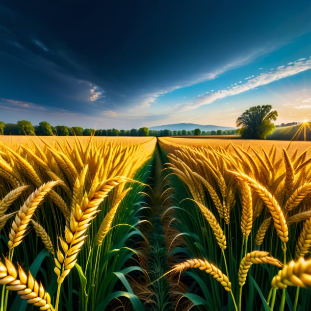 Fotografia de um dodder de trigo