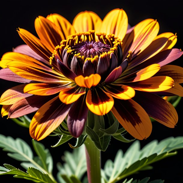 Image of a brown fig marigold