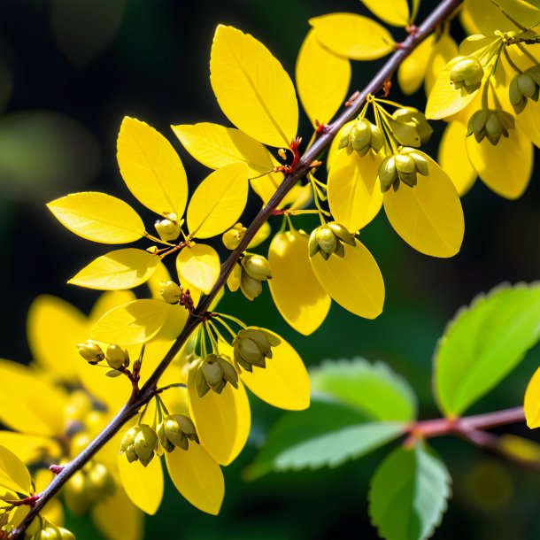 Picture of a yellow barberry