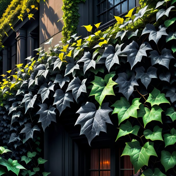 Depiction of a charcoal ivy