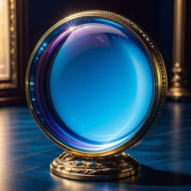 Photo of a blue venus's looking glass