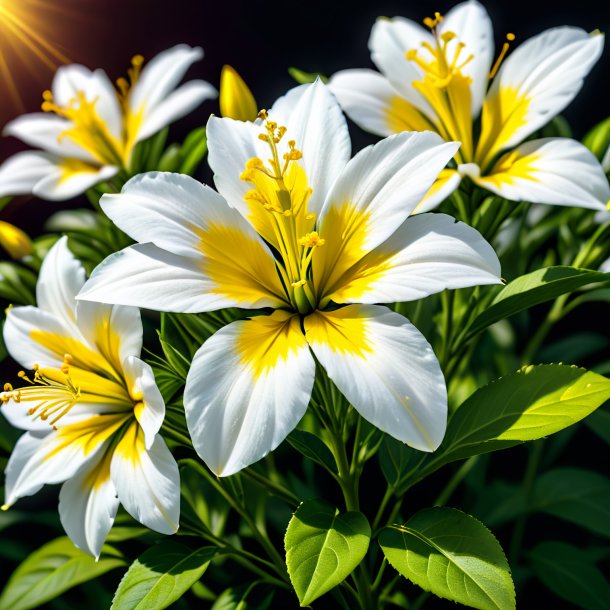 "dépiction d'un fou blanc, jaune"