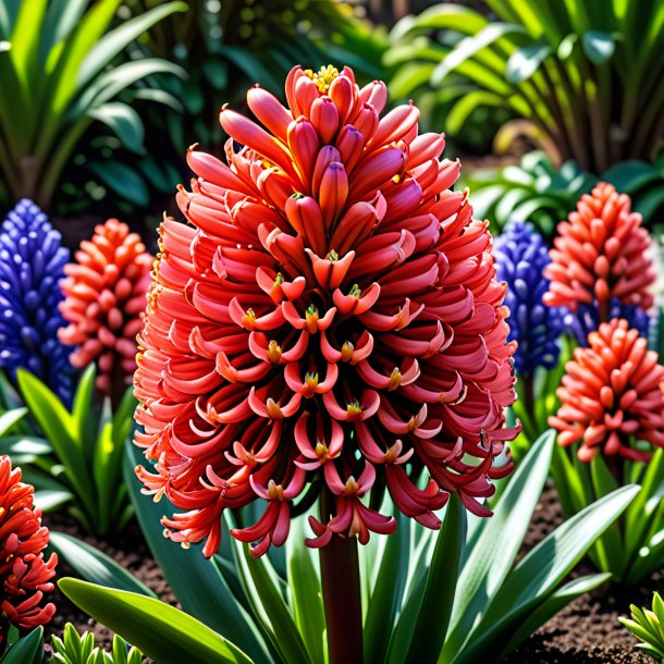 "picture of a coral hyacinth, garden"