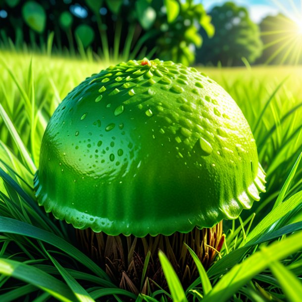 Photo of a lime cap from grass