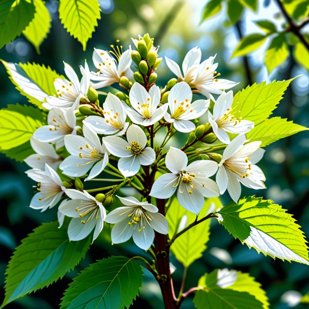 Sketch of a white hazel