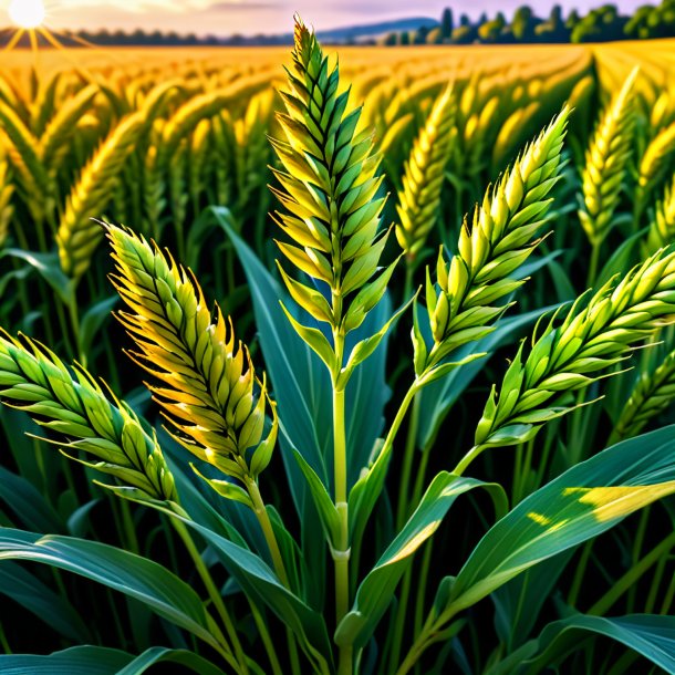 Picture of a wheat acanthus