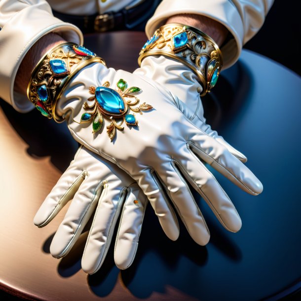 Picture of a ivory gloves from stone