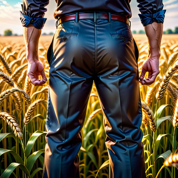 Pic of a wheat trousers from metal