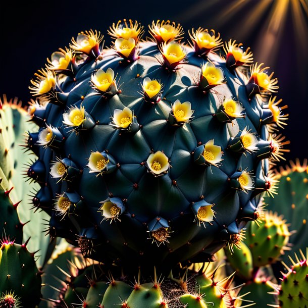 Photo of a black prickly pear