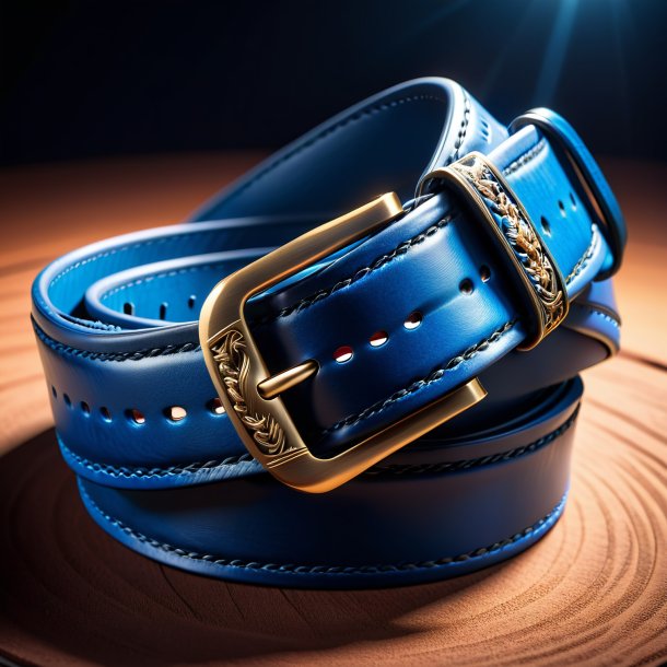 Illustration d'une ceinture bleue d'argile