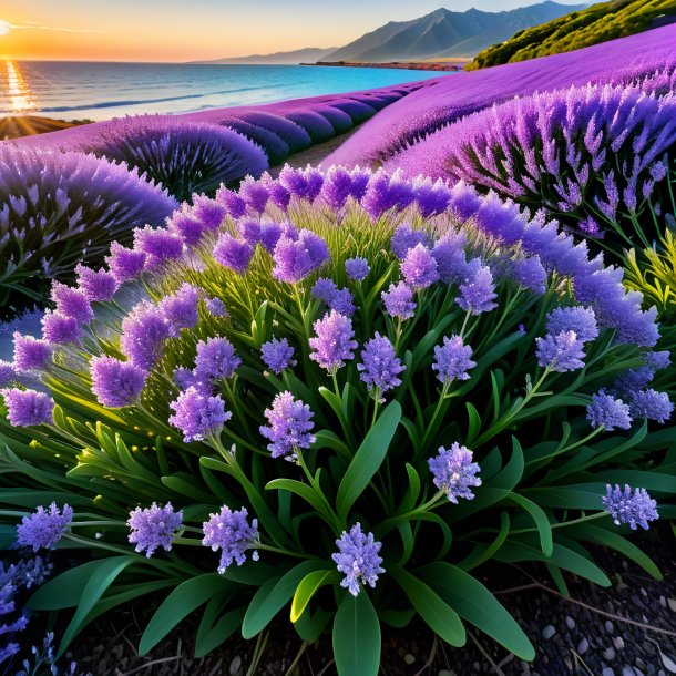 Imagem de um marfim mar lavanda