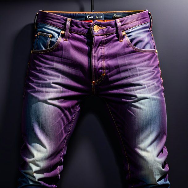 Pic of a plum jeans from iron