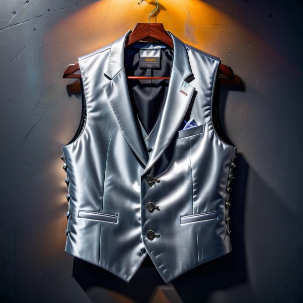 Picture of a silver vest from concrete