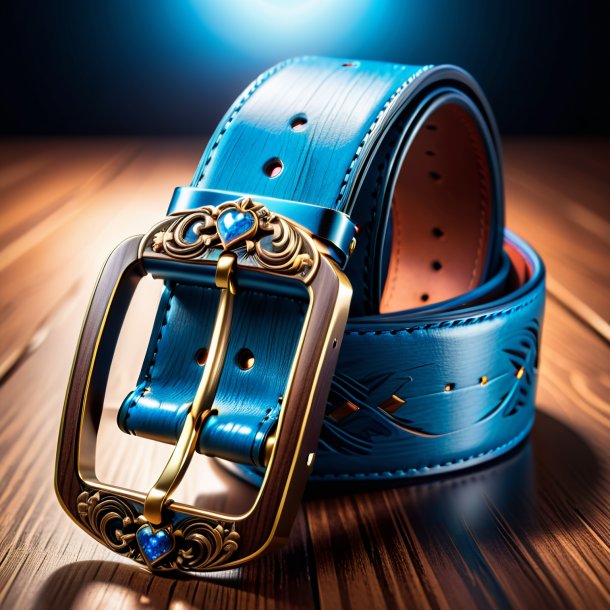 Illustration d'une ceinture d'azur en bois