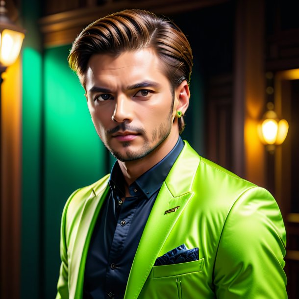 Photo of a lime jacket from clay