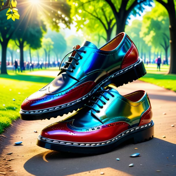 Photo of a sardines in a shoes in the park