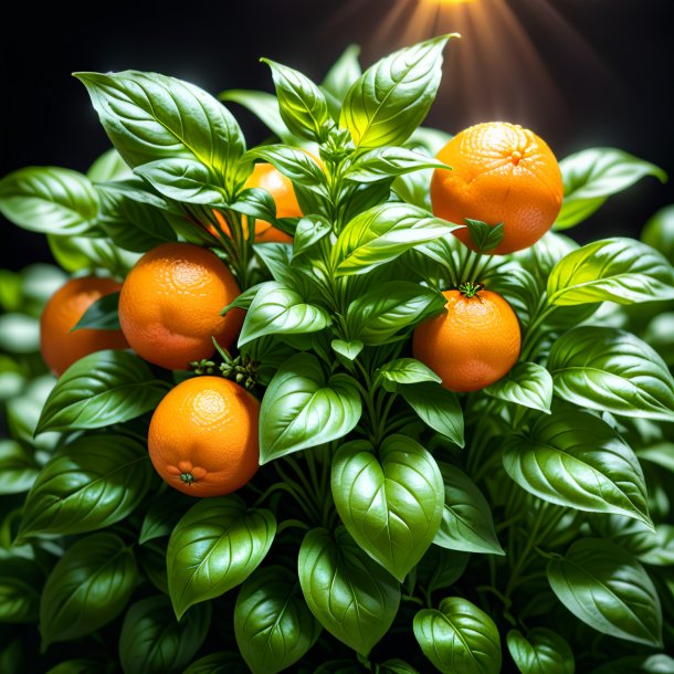 Picture of a orange basil