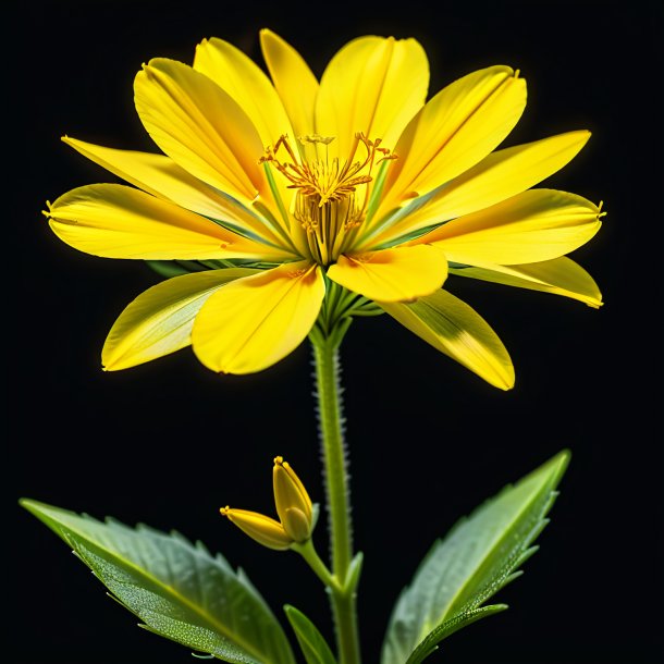 "depicting of a yellow gillyflower, mahon's"