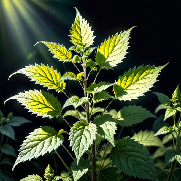 Illustration of a charcoal nettle