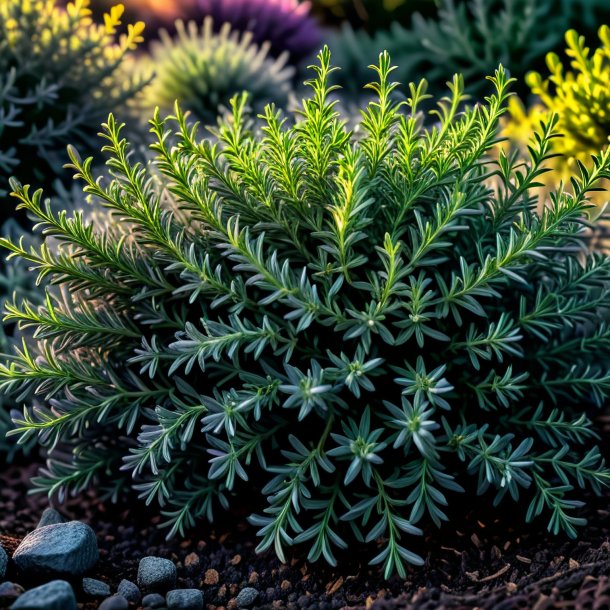 Photography of a charcoal thyme