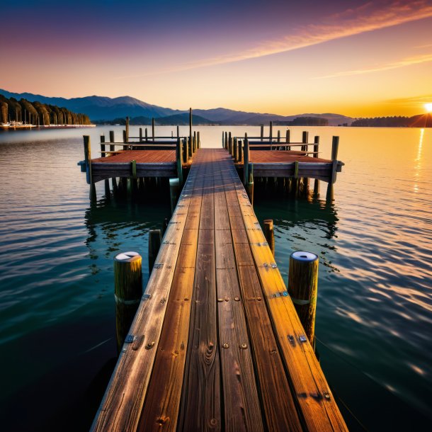 Portrait of a brown dock