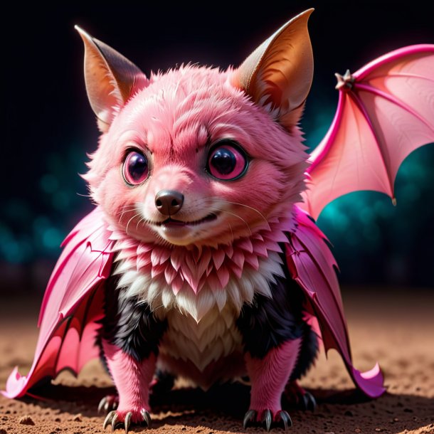 Pic of a pink waiting bat