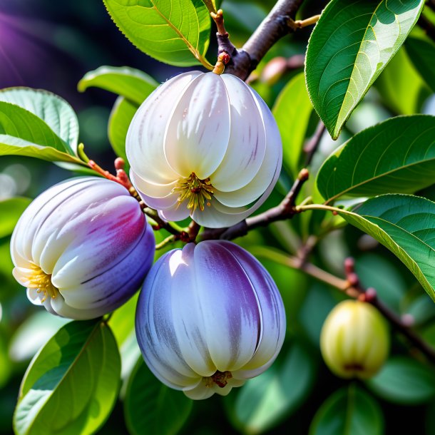 Image of a white jamaica plum