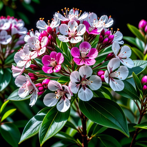 Photographie d'une kalmia d'argent