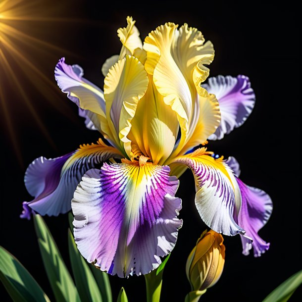 Imagery of a olden iris