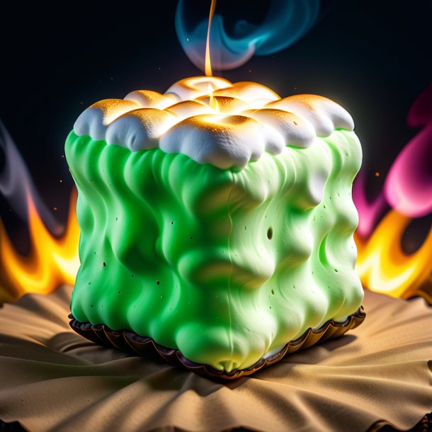 Image of a khaki marshmallow