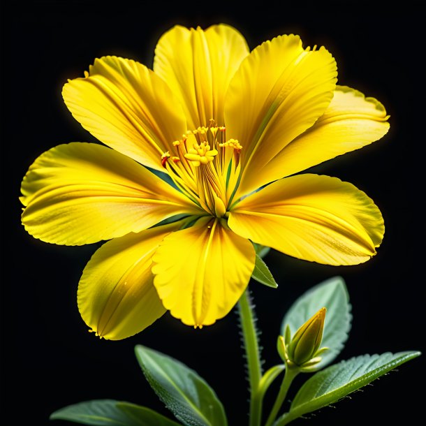 "portrait of a yellow gillyflower, mahon's"