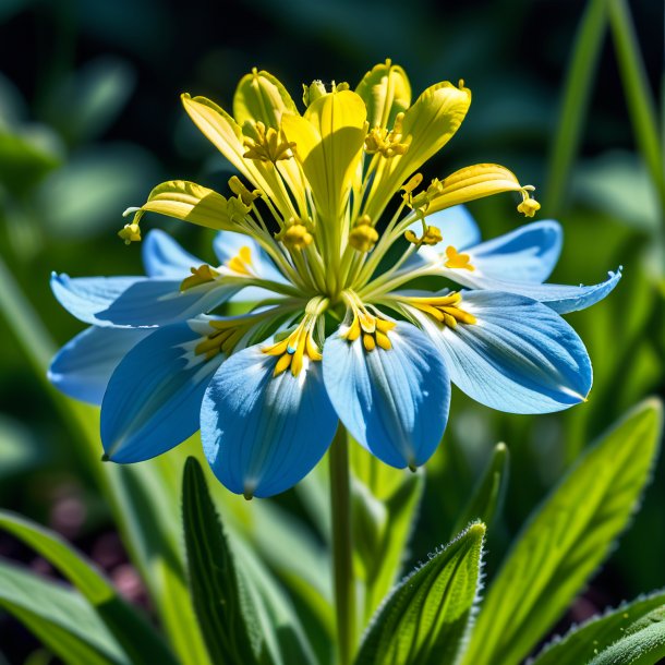 Représentation d'un azure virginia cowslip