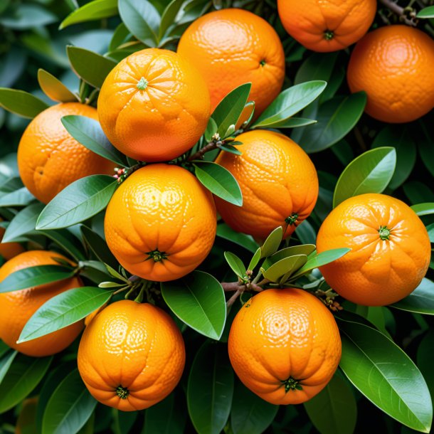 Clipart of a orange dittany of crete