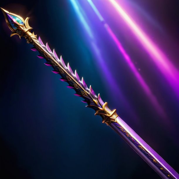 Photo of a purple king's spear