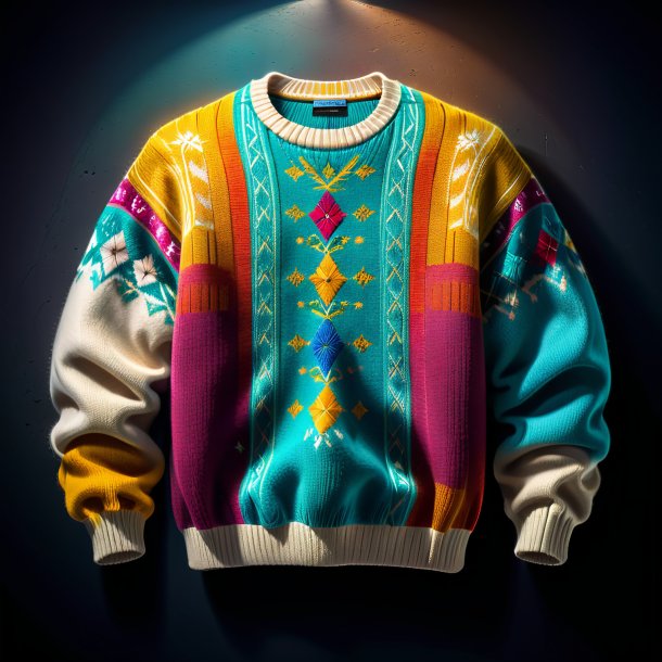 Illustration of a olden sweater from concrete