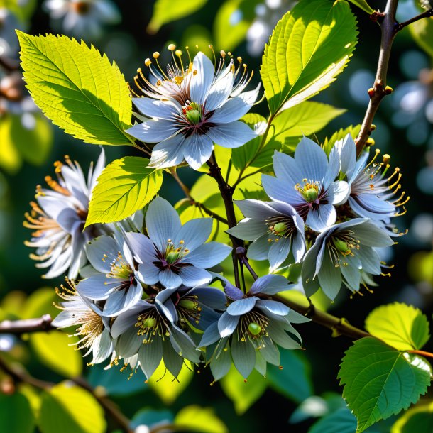 Portrayal of a silver hazel