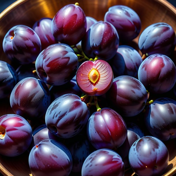 Photography of a plum ursinia