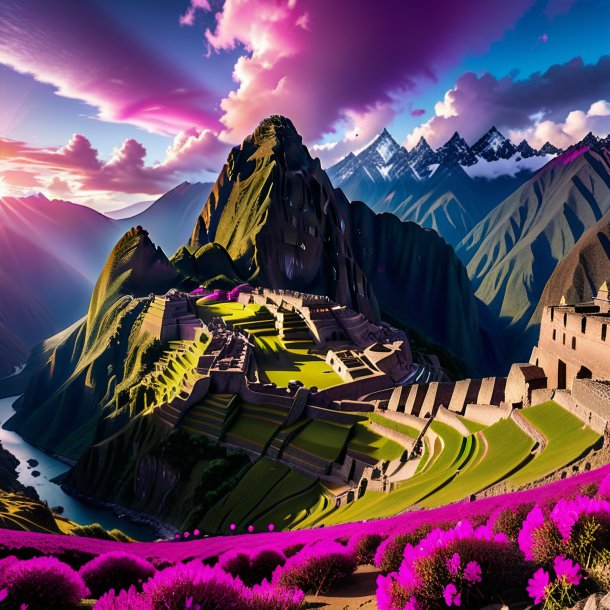 Picture of a magenta marvel of peru