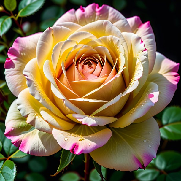 Imagery of a khaki rose