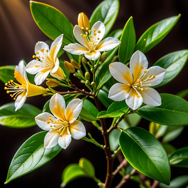 "photo of a brown jessamine, spanish"