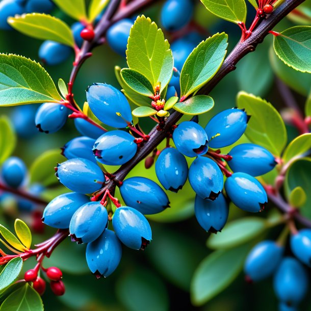 Photography of a azure barberry