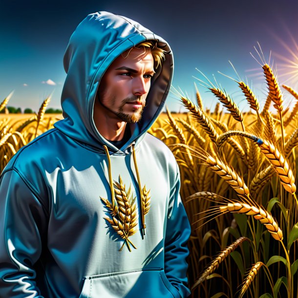 Picture of a wheat hoodie from iron