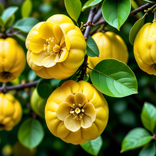 Picture of a yellow quince