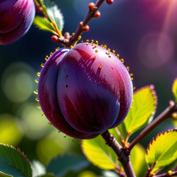 Figure d'une noisette de prune