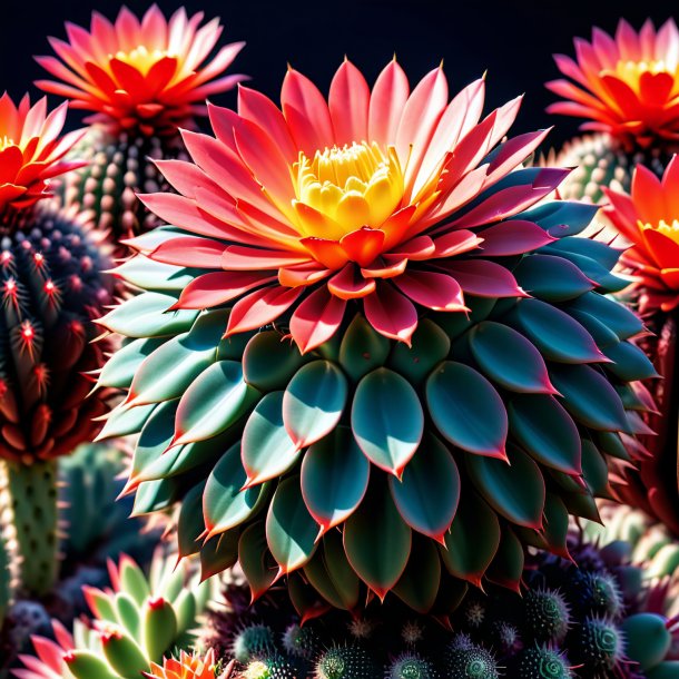 Imagery of a coral cactus