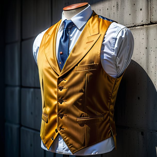 Photography of a olden vest from concrete